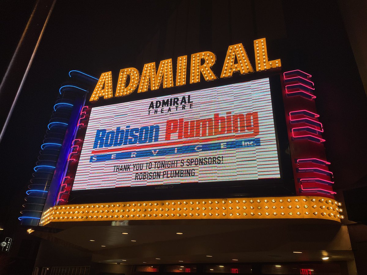 PlumbingRobison's tweet photo. This week, we were happy to sponsor a tribute at the @admiral_theatre to Ray Charles, the "Genius". We invite you to listen to one of our personal favorites "Hit the Road Jack". 

#robisonplumbing #robison #plumbing #robisonsponsors #plumber #plumerslife #admiraltheater https://t.co/TxDveOv56E