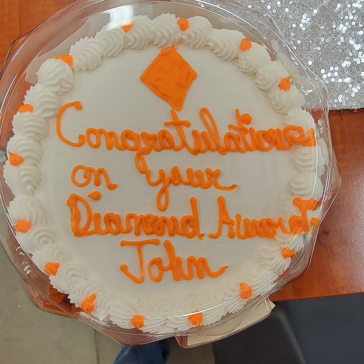 Great Job John on your Diamond Award, congratulations!!