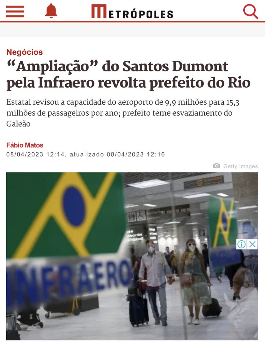 evertongomesrj's tweet photo. O Aeroporto do Galeão✈️ é um patrimônio importante para a Ilha do Governador e para toda a cidade do Rio. Gera uma grande movimentação na economia local, contribui para o desenvolvimento, leva muitos investidores para a região, além de gerar milhares de postos de trabalho + https://t.co/Mc4stdRPEt