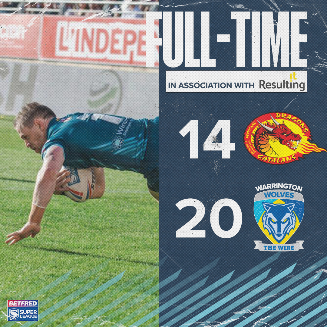 WarringtonRLFC's tweet image. 🏁 FT with @ResultingIT

GET INNN! A thriller in the south of France! 🔥