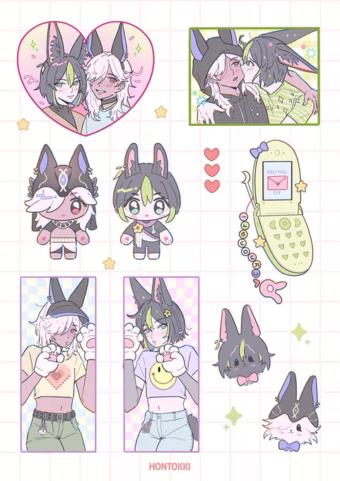 #cynonari sticker sheet? #原神 #genshinimpact 