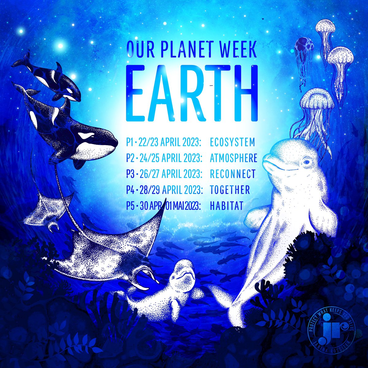 🎨 Calling all artists and nature enthusiasts for this Illustration Challenge! #OurPlanetWeek starts on April 22nd #earthday 

prompts:
E * April 22/23: Ecosystem
A * 24/25: Atmosphere
R * 26/27: Reconnect
T * 28/29: Together
H * April 30/May 1: Habitat