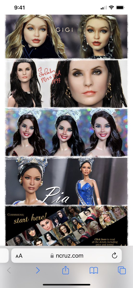 stevemckinnis's tweet photo. https://t.co/kzGeyNb6MH updates for an #amazing #artist @ncruzdollart 

#celebrityartist #art #ooak #barbie #onesixthscale @1sixthW #tinaturner #lindsaywagner #leemajors #cher #icons #ooakartist #repaints #luparker 

Visit https://t.co/xoZsbc4bbF and https://t.co/6p7y8HiFSA https://t.co/KztWANcZZq