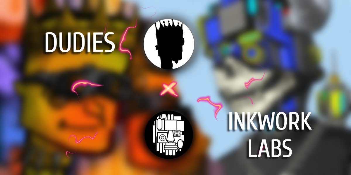 dudiesnft's tweet photo. Amazing partnership! 🤝

Dudies are so glad to announce our collaboration with @InkworkLabs about our new artwork collection! 

Stay tuned for further developments!

#Avalanche #AVAX #NFTs https://t.co/069NDg8HLh