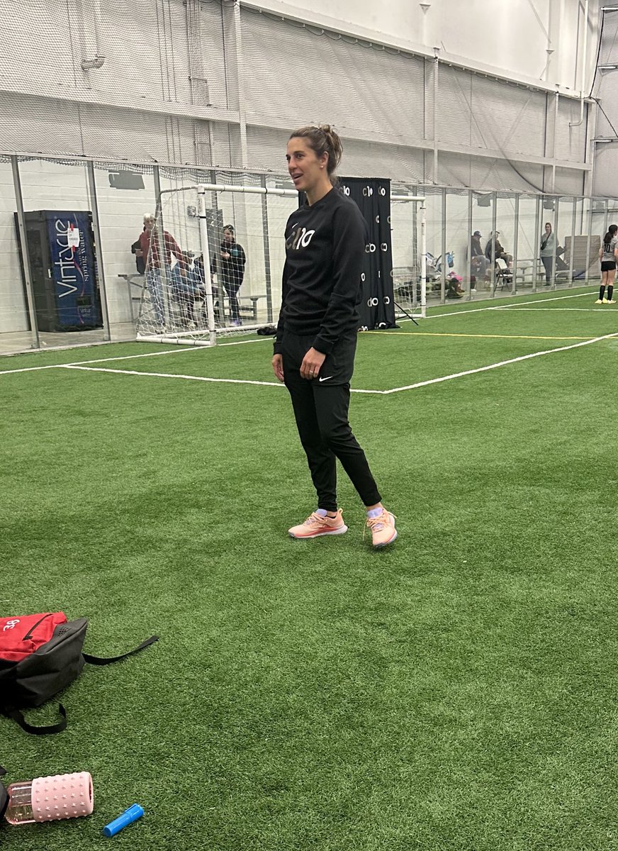 Mdnate's tweet image. Pretty cool experience at the @CarliLloyd #CL10 Clinic with my youngest daughter. 🐐