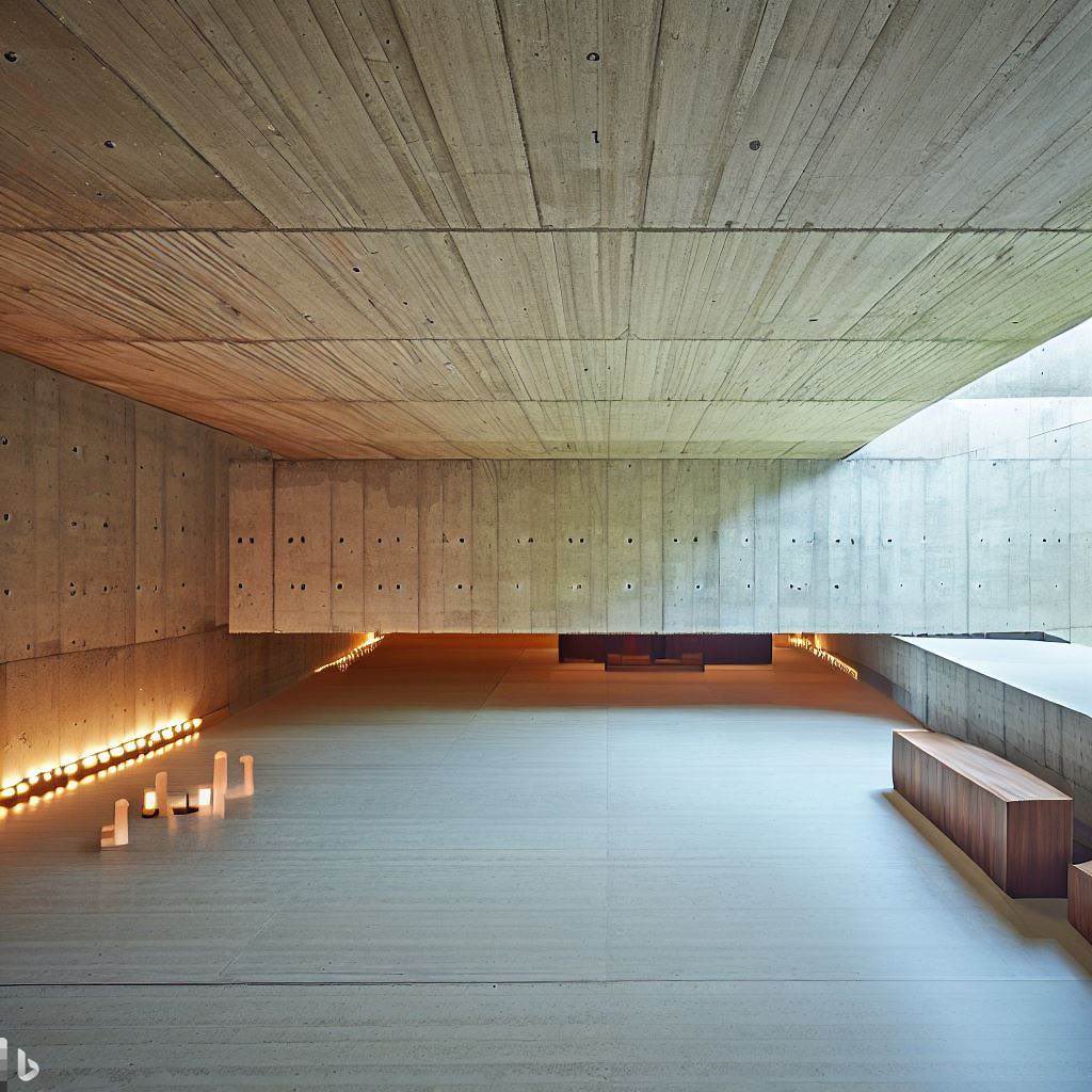 LDB_Arq's tweet photo. Espacio de Meditación 
Creado con IA
Duración: 2 minutos (1:50 dándole las indicaciones arquitectónicas y 10 segundos generando las imágenes) https://t.co/Y349s6cXdj
