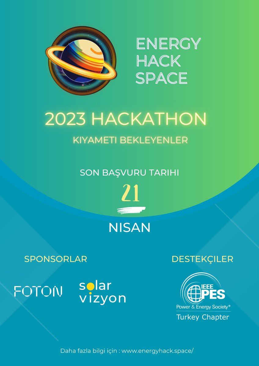 iliskimuhendsnz's tweet photo. Hackathonun elektrik mühendisçesine hoşgeldiniz, çıkın çıkın gelin 😁🪐⚡️
https://t.co/QbhPB6fklx
#energyhackspace #enerjiyihackliyoruz #energytransition https://t.co/dejnIeXWI8