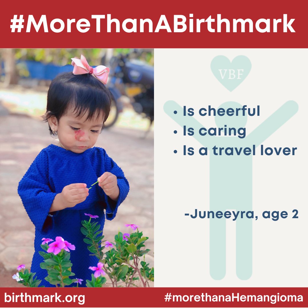 VBirthmarks's tweet photo. YOU are MORE than your Birthmark...I am MORE than MY Birthmark...

#VBF launched the “More Than” Project so that we can learn about you. Learn more: https://t.co/zXuvJ79XvE

#MoreThanABirthmark #VascularBirthmarksFoundation #vascularbirthmarks #MTAB https://t.co/F0x7Dn31se