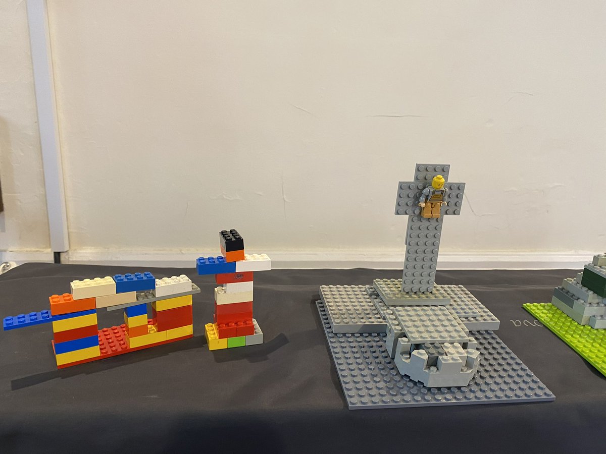 allsaintsmacc's tweet photo. Some of the amazing Lego creations from todays Messy Easter event. https://t.co/3ncEgujaOF