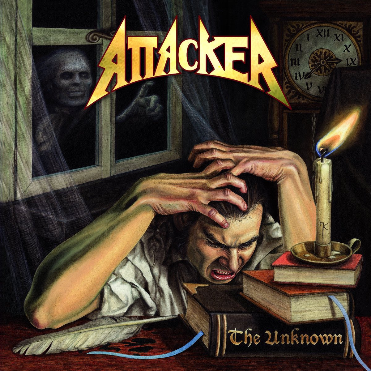 ThisDayInMETAL's tweet photo. April 8th 2006 #Attacker released the album “The Unknown” #DevilsWar #TheUnknown #AngerAggression #PowerMetal
Did you know...
The band was originally called Warloc but changed their name to Attacker in 1984. https://t.co/CiHglLHtbh