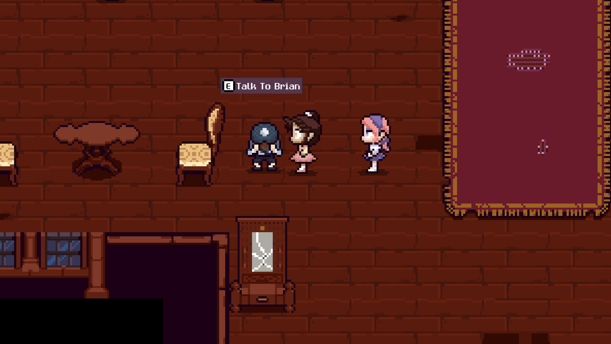 ManchesterManor's tweet photo. A few screencaps of our demo so far! #screenshotsaturday #madewithunity #indiegame #indiedev #pixelart #rpg https://t.co/A8wWJjVHkd