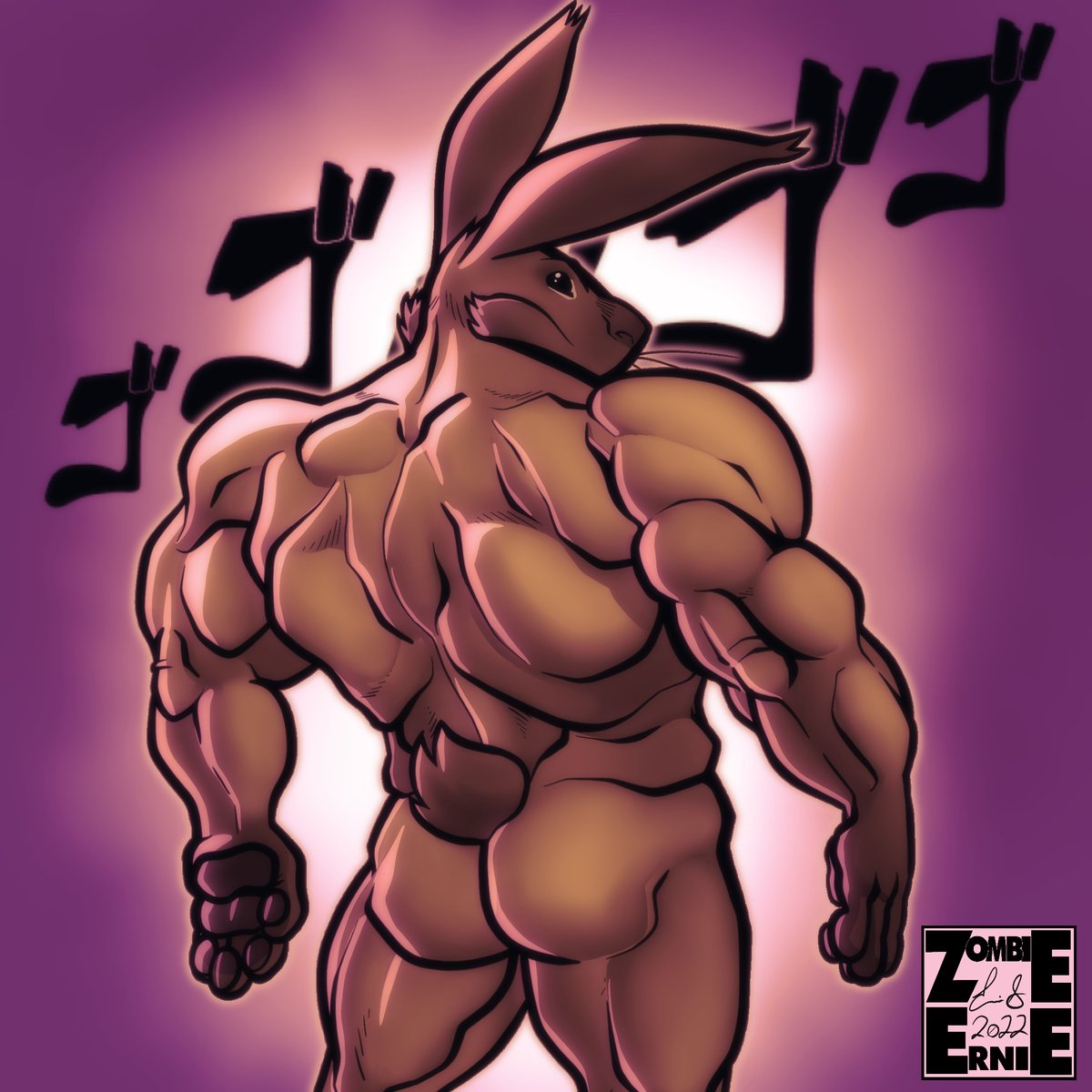 「It's bunny repostan time! I drew  bun Bu」|ZombieErnieのイラスト