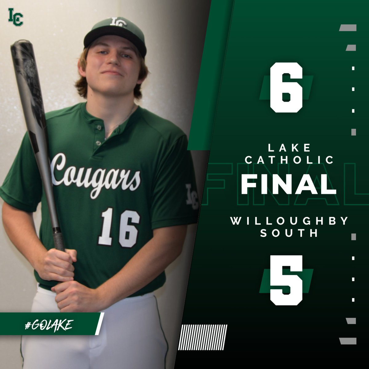 Lake Catholic Baseball (@lccougarbase) on Twitter photo That walk-off feeling 🔥🔥🔥
<a href="/JasonSztul/">jason sztul</a> with a 2-out RBI single in a big win over <a href="/southathletics/">Rebel Nation</a> today 👊
#GoLake That walk-off feeling 🔥🔥🔥
<a href="/JasonSztul/">jason sztul</a> with a 2-out RBI single in a big win over <a href="/southathletics/">Rebel Nation</a> today 👊
#GoLake