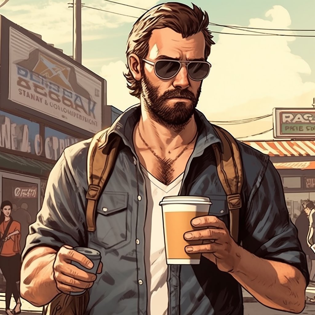 DelunaCoffee's tweet photo. Leaked Grand Theft Auto 6 character: Caffeine dealer

#GTA6 https://t.co/LYGUdr9EW0