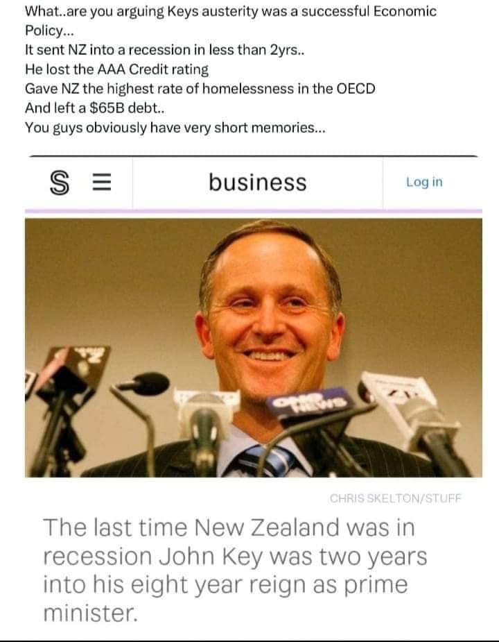 John Key and his 2008 - 2016/17 govt ruined the NZ housing market and delicate infrastructure.  Underfunding roadworks and Law enforcement - the long term social impact especially harsh due to #COVID and #CYCLONEGABRIELLE
