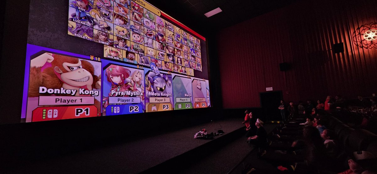 Lcguerra5's tweet photo. Mission Valley eSports getting ready to watch @supermariomovie with some video games🎮 We are so excited! @edtechwizard @MissionValleyES @YsletaISD @alamodrafthouse https://t.co/S68uxQK5B0