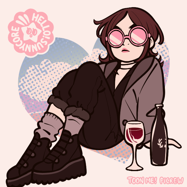 CrackedKyber_'s tweet photo. To wear pink sunglasses and drink wine right now 👁️ https://t.co/SjxmiwowGJ