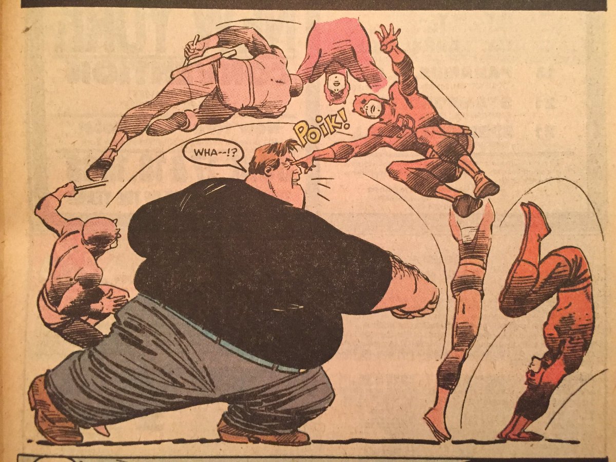 WillPheesh's tweet photo. @BackintheBronze Another moving picture of DD, by John Romita Jr. https://t.co/PWuw7QA0zZ