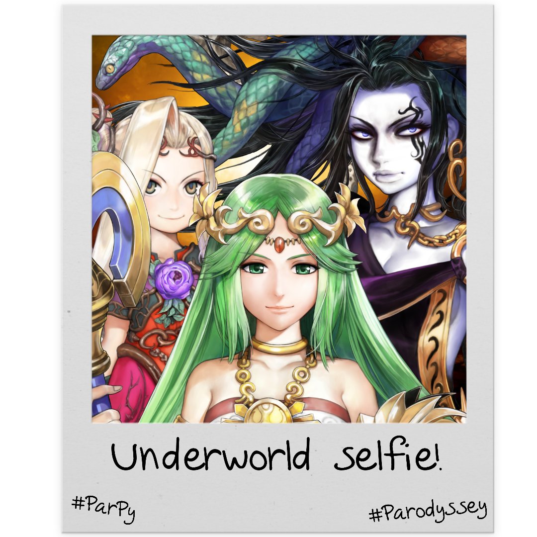 T_TimeTillyLily's tweet photo. #ParPy #Parodyssey 

Underworld selfie! https://t.co/qHjB9bQw9U