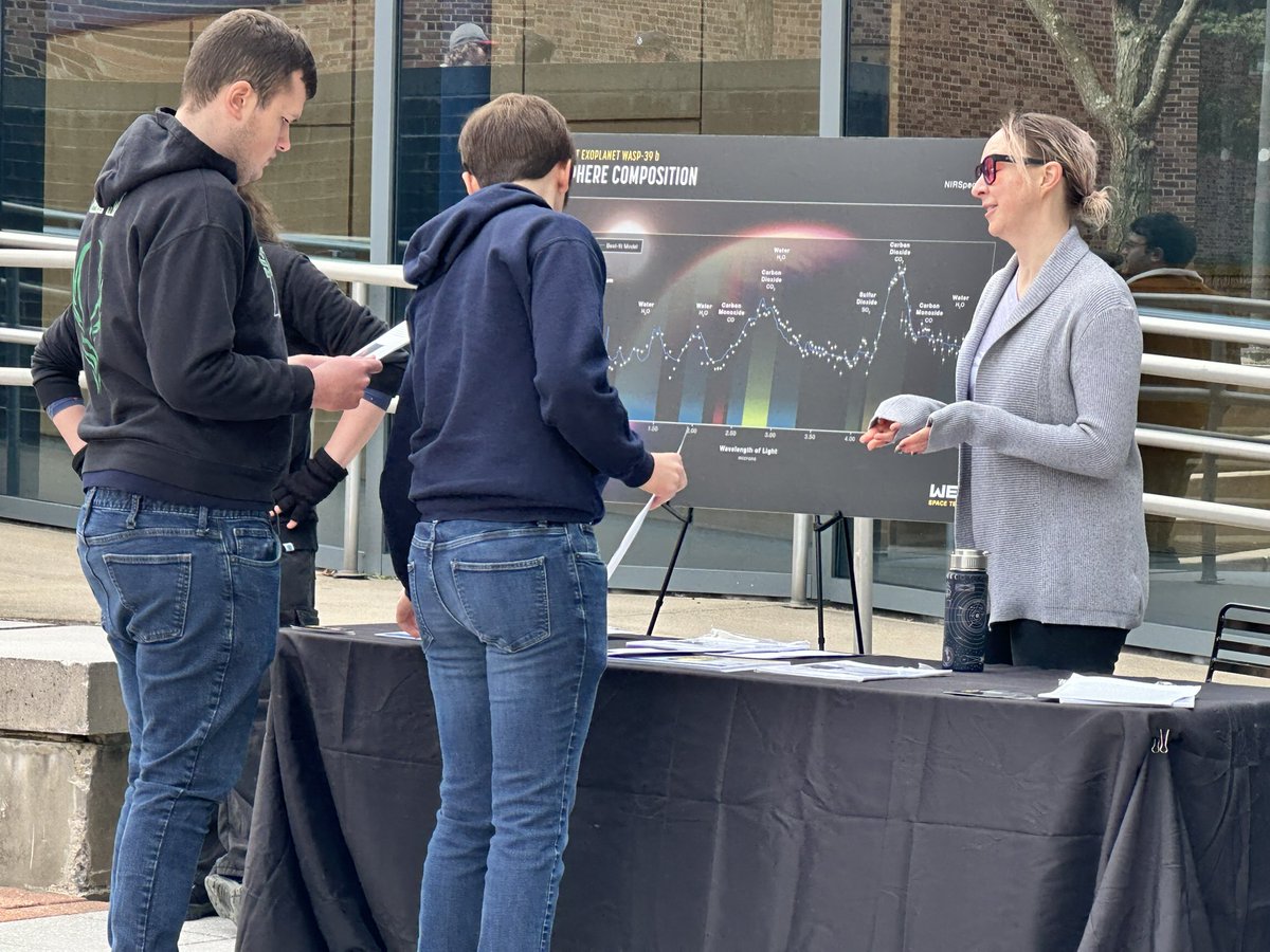 Photos from the meet and greet / Friedman Lecture with <a href="/NASAWebb/">NASA Webb Telescope</a> scientist, John Mather! Happening now at Penn State. ✨🔭 

There’s also <a href="/PSUScience/">Penn State Eberly College of Science</a> researchers giving mini talks before and after Mather’s talk. 

<a href="/AstroPSU/">PSU Department of Astronomy & Astrophysics</a> <a href="/NASA/">NASA</a> <a href="/penn_state/">Penn State</a>