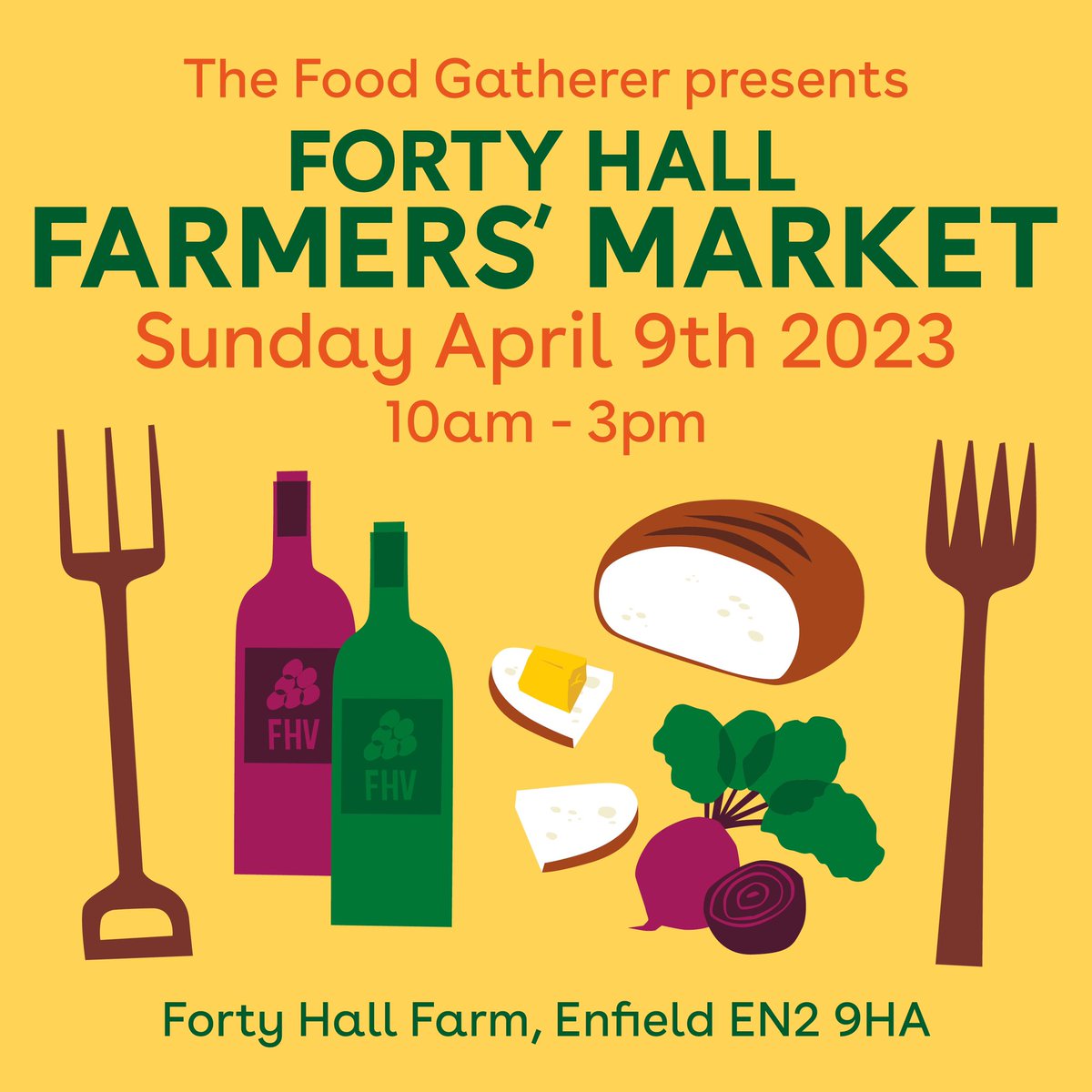 Food Gatherer (@foodgatherer) on Twitter photo Tomorrow! Farmers Market with open vineyard <a href="/fhvlondon/">Forty Hall Vineyard</a> from midday and Easter trail <a href="/Forty_Hall/">Forty Hall Estate</a> - Happy Easter! #enjoyenfield Tomorrow! Farmers Market with open vineyard <a href="/fhvlondon/">Forty Hall Vineyard</a> from midday and Easter trail <a href="/Forty_Hall/">Forty Hall Estate</a> - Happy Easter! #enjoyenfield