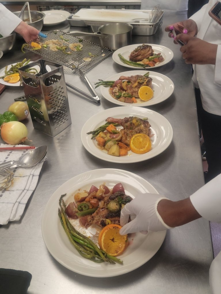 Duncanville HS on Twitter "DHS Culinary Dept takes on The Breakfast
