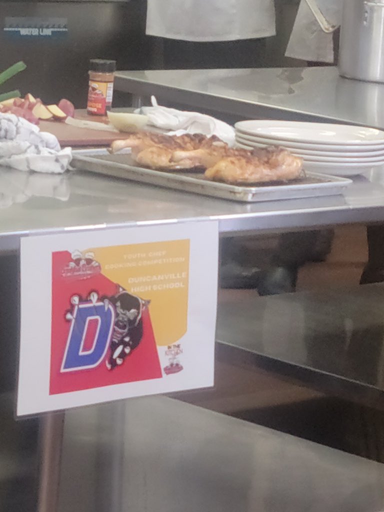 Duncanville HS on Twitter "DHS Culinary Dept takes on The Breakfast