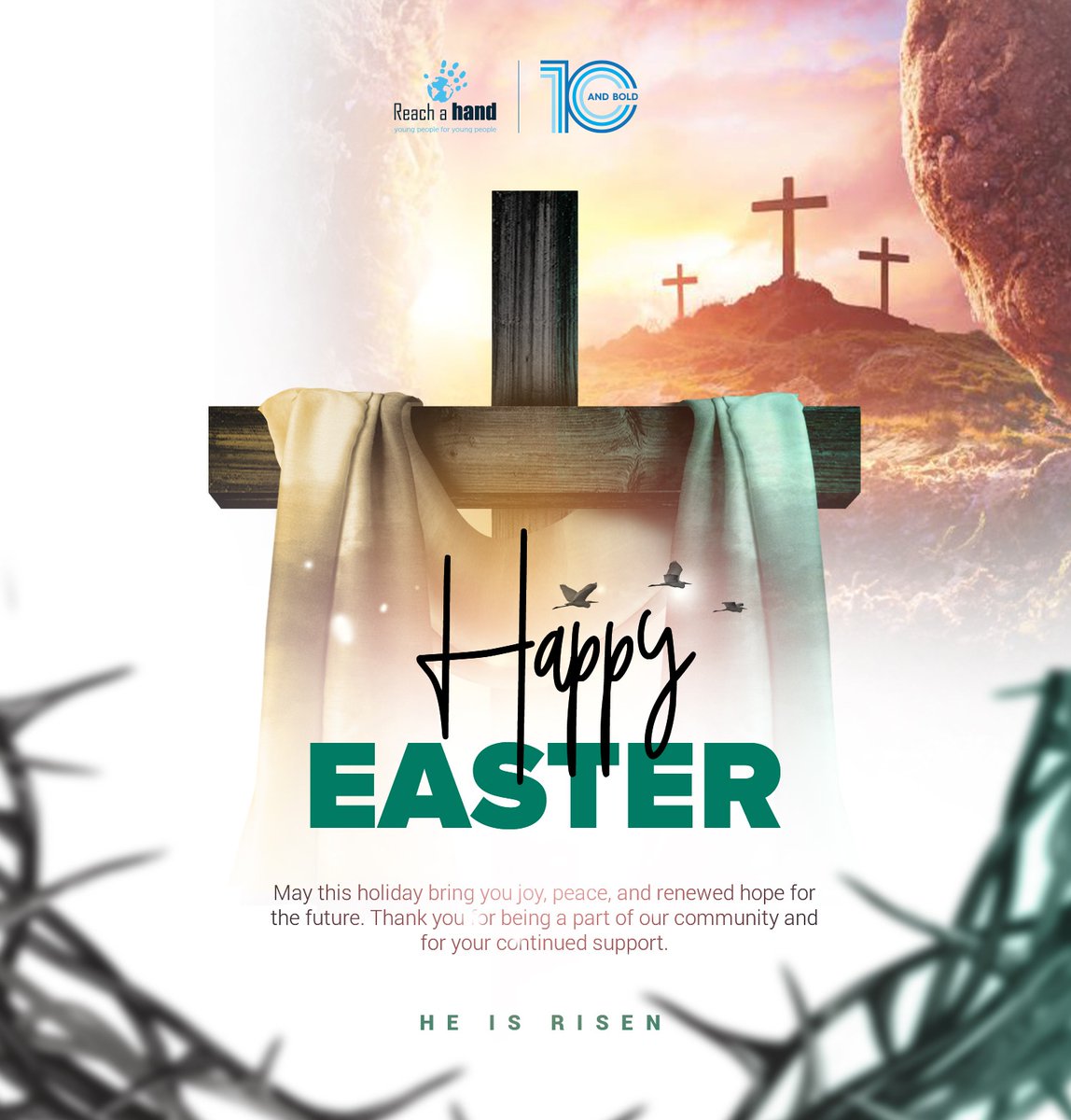 AnnetNafula4's tweet photo. He knows the way because HE is the way. Enjoy your Easter 
#10AndBold 
#HeIsRisen https://t.co/PddbQ3w08j