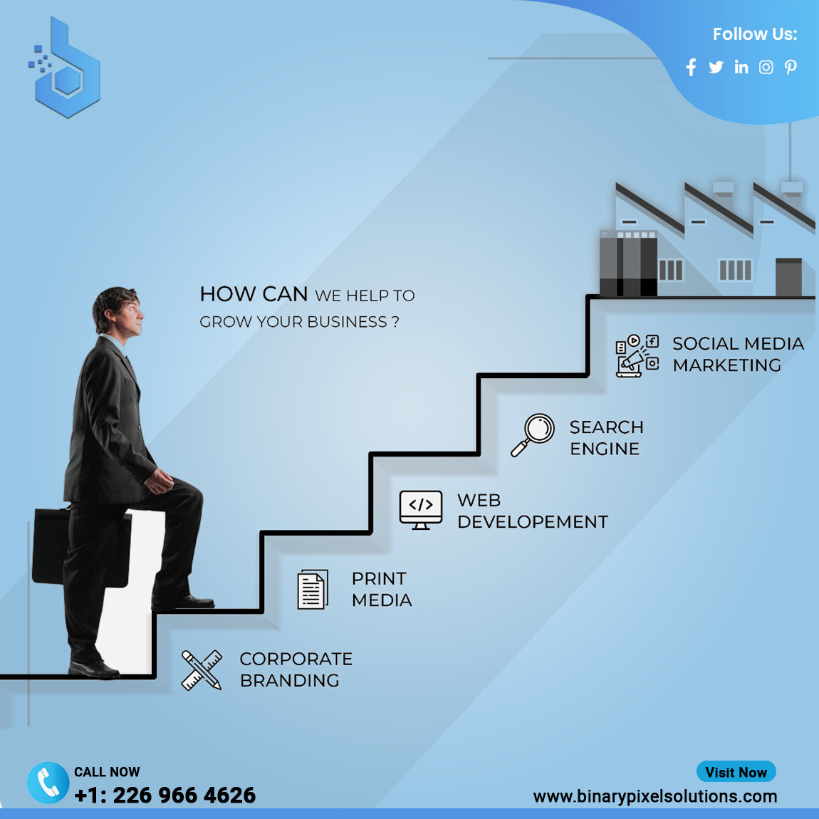 binarypixel_'s tweet image. Watch Your Business Blossom with Our Expert Marketing Services

➡Get in touch with us for more information: binarypixelsolutions.com

#BinaryPixel #BinaryPixelSolutions #digitalmarketing #digitalmarketingservices #branding #brandawareness #branding #appservices #appdevelopment