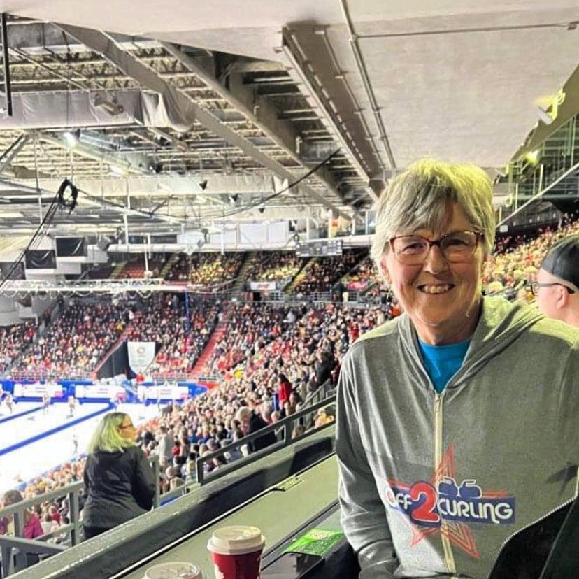 CurlingOff2's tweet photo. Another Off2Curling Hoodie spotted at Worlds #curlingcanada #curlinglife #wearyourpassion https://t.co/DXlzCYliti