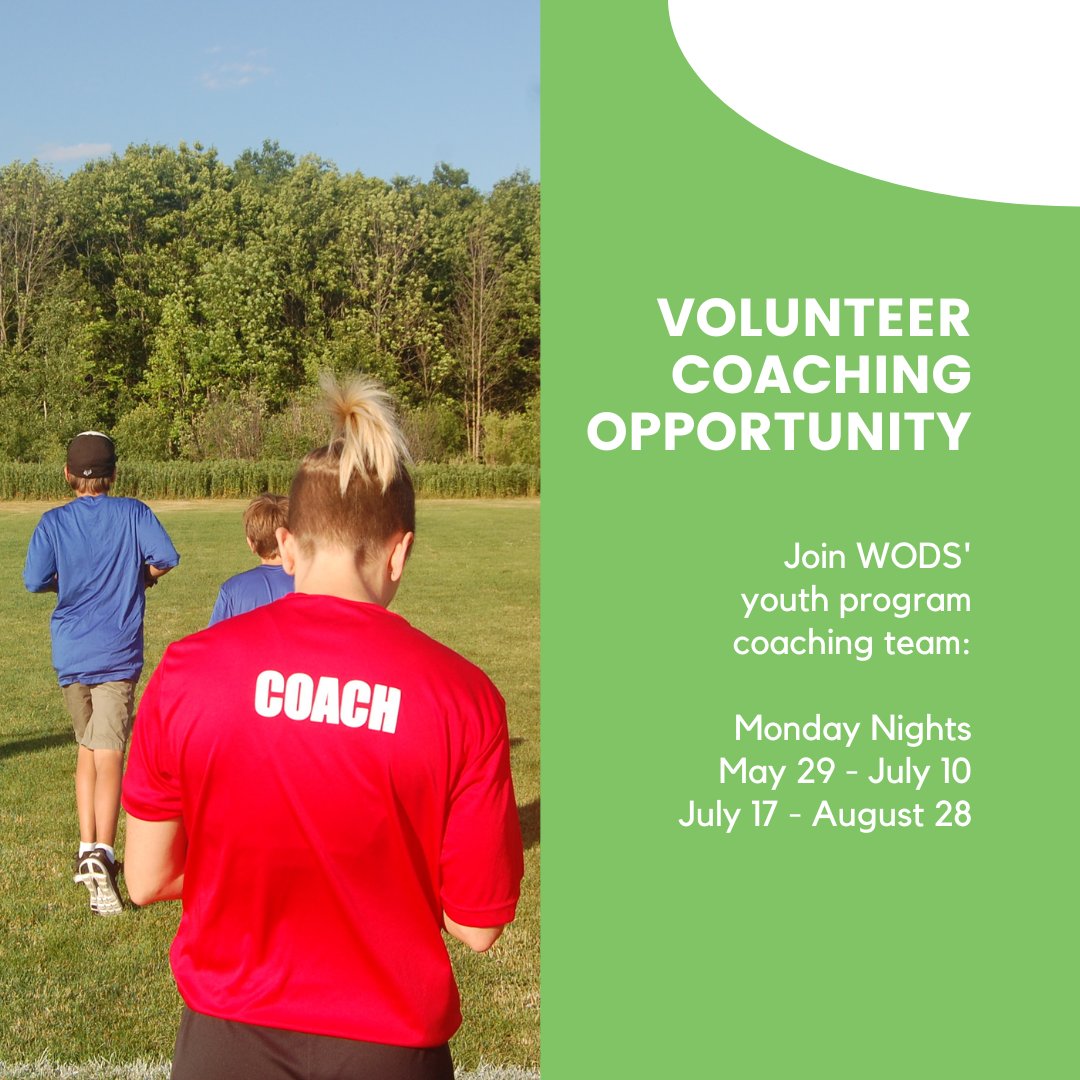 Interested in coaching ultimate frisbee in #waterlooregion? WODS is looking for volunteer coaches for our Monday night youth program! 

Indicate your interest, and find out more, on our form (found here: linktr.ee/wodsultimate)!