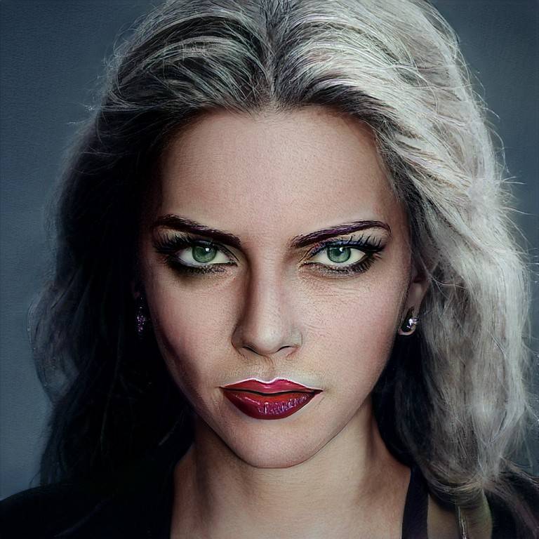 Can we say, Cruella De Vil ?? Got to love AI technology.