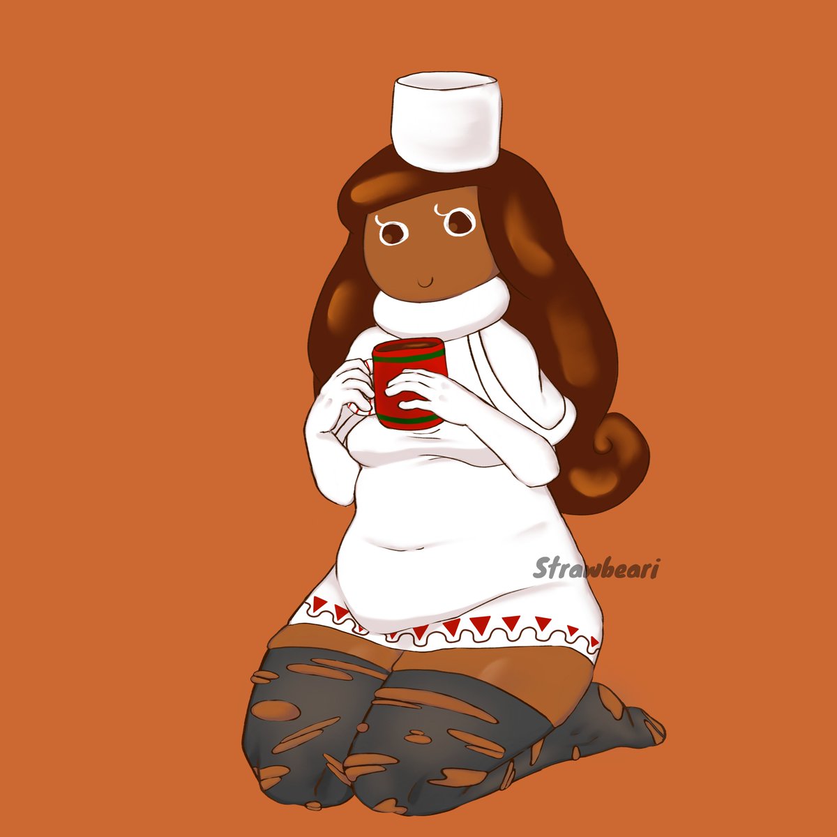 Straw_beari's tweet photo. [🍓🐻]• Some hot cocoa cookie! https://t.co/C7VwdcFO8u