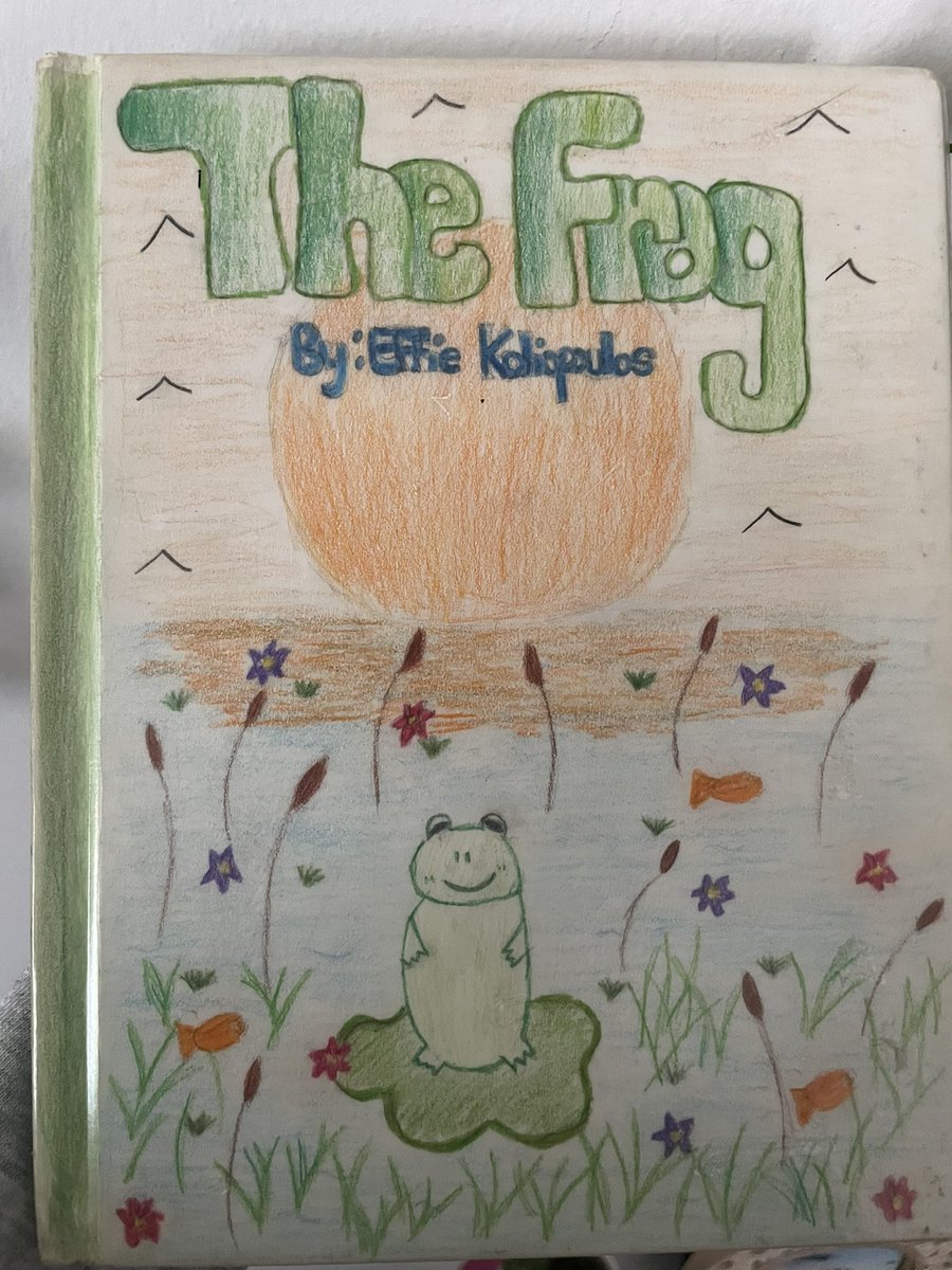 Want to give a shout-out to <a href="/Bookie_Lady/">CraftycardsWithAlana On Etsy</a> for making these adorable bookmarks!! 🐸⭐️ Appreciate you throwing in a freebie keychain. And here’s a throwback of a #picturebook I wrote and illustrated back in middle school for a school project. What can I say? I’ve had it in me since.