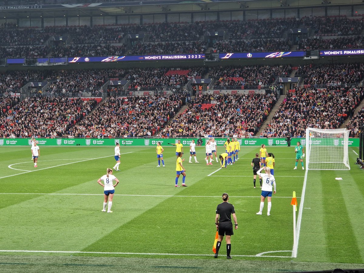 lajaga's tweet photo. All the feels on Thursday night. @Lionesses @England @wembleystadium https://t.co/32So1FWHYT