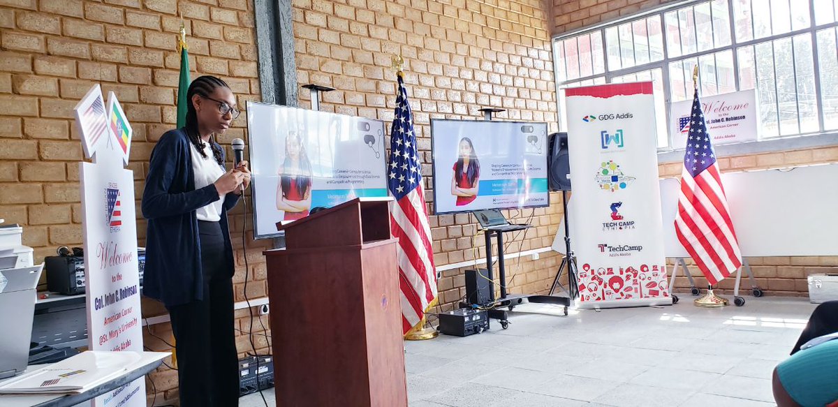😍 I recently had the honor of participating as a keynote speaker at the WTMADDIS event in honor of #IWD2023. The event was themed #wtmdaretobe. My keynote speech was on Shaping Careers in Computer Science: Women's Empowerment through Data Science and Competitive Programming👩💻