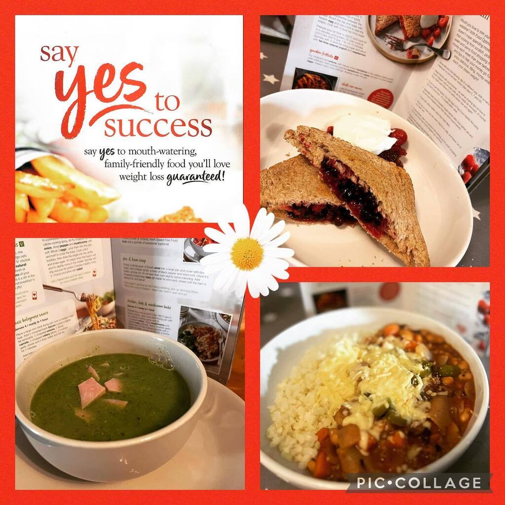 theswhusband's tweet photo. Day 7 of @slimmingworld #sayyestosuccess.
Breakfast - Berry pop tart
Dinner - pea & ham soup (day6)
Tea - chilli con care
Saturdays are group day for me as a consultant so it's been a bit busy. This book has been a lifesaver and took away all of the thi… https://t.co/ydRyKLamwv https://t.co/9nePxwylCb