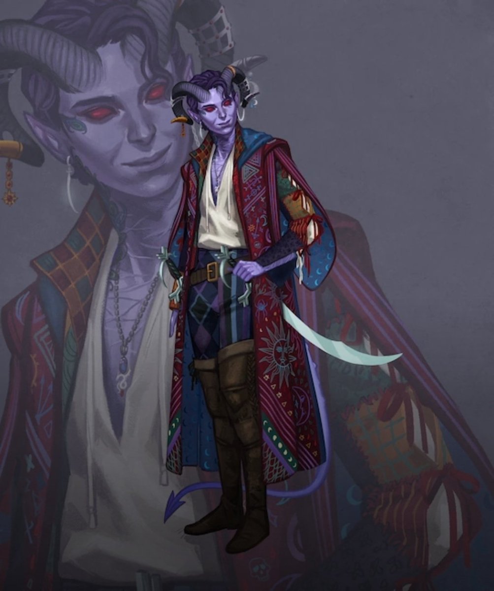twoshortswords's tweet photo. QRT the character vs how you drew the character!

Mollymauk Tealeaf🌿 Critical Role https://t.co/HVsVSaEzn2