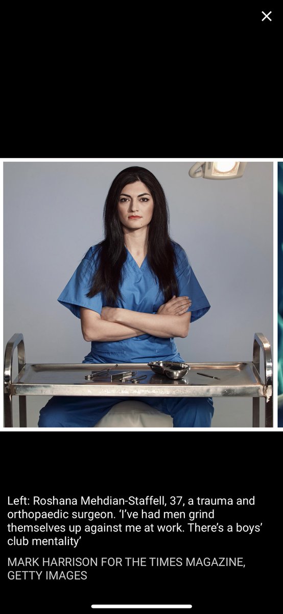 Funny thing about this photo 

The photographer said ‘you’re sitting like a man, maybe change your leg position’ 

I smiled and said ‘no, this is how I like to sit, that’s the whole point of the article’

🫠