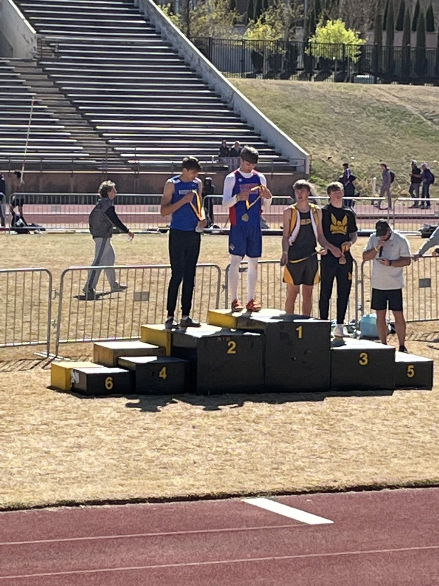 CoachRehseGHS's tweet photo. Ryan Bay brings home Three Medals in three events at the WSU Pre State Track Meet.  2nd Place in the Elite Division in the High Jump.  1st Place in the 4-6A Triple Jump &amp; took the lead in the 3rd Leg of the Winning 4x400m Relay to end the meet. https://t.co/vlJ85ekQ1i