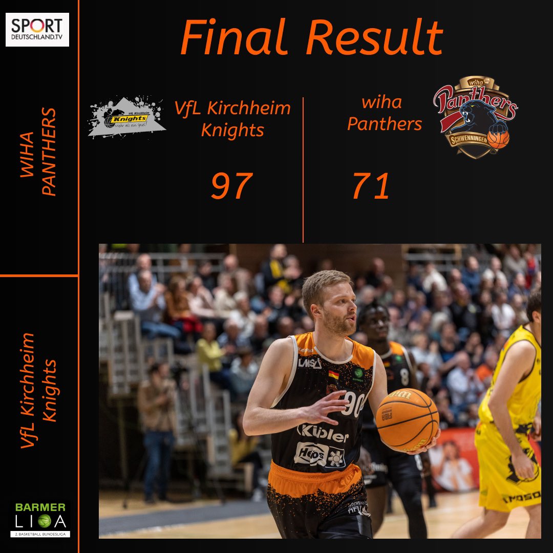 Unsere Serie gegen Kirchheim ist nach acht Siegen in Serie gerissen!

Wir konzentrieren uns auf die (einzige) positive Nachricht des Spiels: Unser Eigengewächs Kjell Deking hat seine ersten Punkte in der #ProA erzielt!

#DieGrößtenImSchwarzwald
#ProABaby