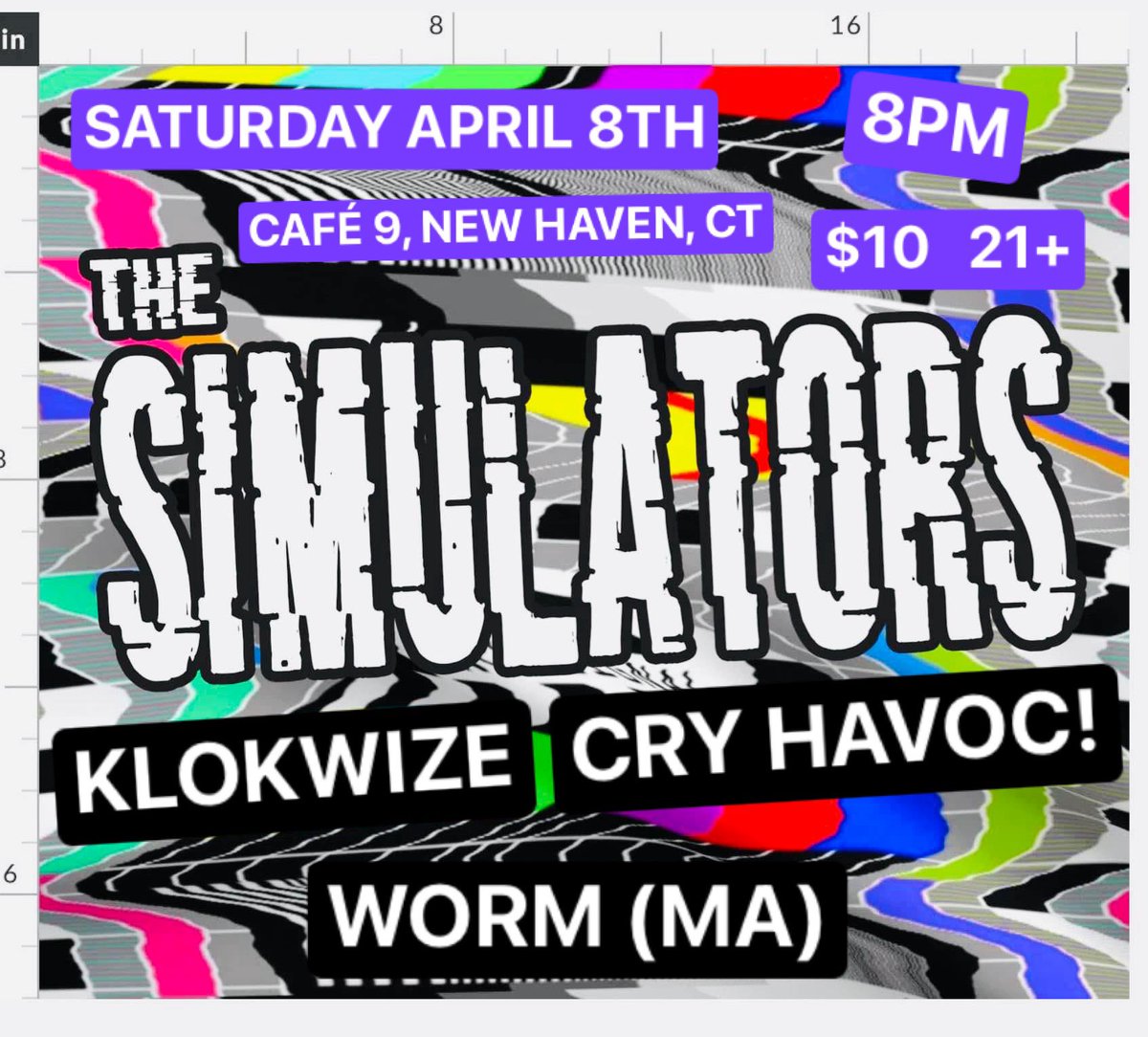 jonnydisaster's tweet photo. PLAYING AT CAFÉ 9 TONIGHT IN NEW HAVEN, CT. COME HANG, GOING TO BE A FUN SHOW

#CAFENINE #CAFE9 #NEWHAVEN #CT #CONNECTICUT #SHOW #MIXEDBILL #SKA #REGGAE #PUNKROCK #HIPHOP #PUNK #HARDCOREPUNK #CTMUSICSCENE #LOCALMUSIC #SUPPORTLOCAL #CRYHAVOC https://t.co/WbAjMRCdQt