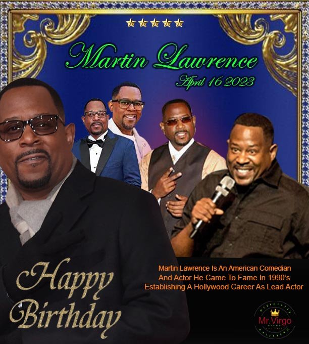Happy Early Birthday Martin Lawrence From Put\em On Blast Radio Empire Be Safe Be Blessed... 
