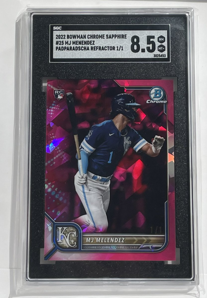 Pretty awesome card in today, any Melendez Fans out there👀 SGC messed up the label, but Padparadscha 1/1! <a href="/CardPurchaser/">Card Purchaser</a>