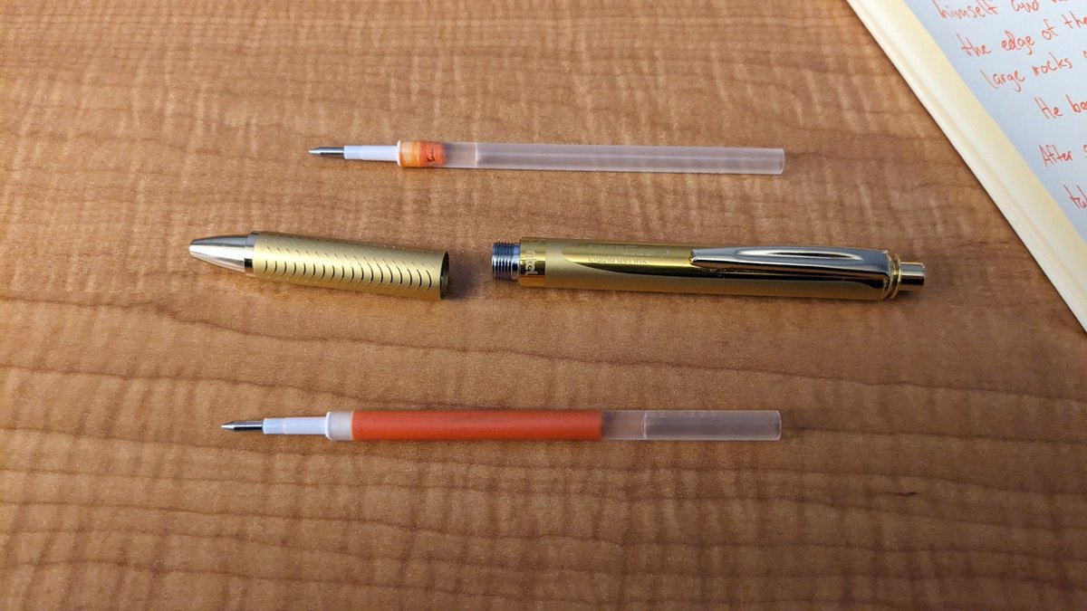 SDS_White's tweet photo. Another one bites the dust! Another several thousand words. Time to refill!
#writing #pens #longhand #writerslife #writers #writersoftwitter #writingcommunity #ink #pigment @officialuniball @uniball_uk #uniball207 #Southworth https://t.co/BIY6c5s59q