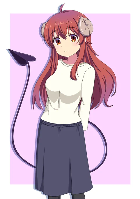 春服シャミ子〜(超シンプル)#まちカドまぞく 