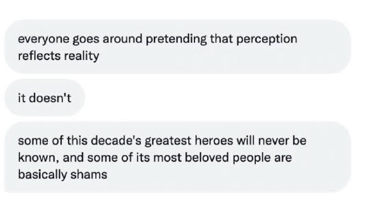 amin_archive's tweet photo. “Some of this decade’s greatest heroes will never be known, and some of its most beloved people are basically shams.” 
— Sam Bankman-Fried https://t.co/lhupoyo0Bi