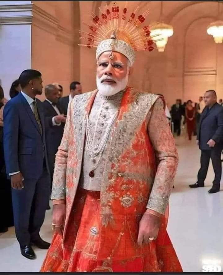 yatrakkara's tweet image. ഈ ഫാൻസി ഡ്രസ്സ്‌ വാങ്ങി വാങ്ങി ഇന്ത്യ യുടെ സമ്പത്ത് മുടിപ്പിച്ചു
#modigoback