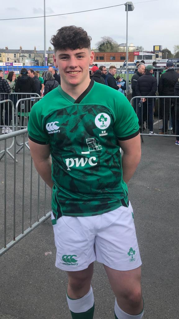 AthyRFC's tweet photo. Well done to Andrew Doyle from our U18 Boys team who made his Ireland 🇮🇪☘️ U18 Schools debut today against Scotland 🏴󠁧󠁢󠁳󠁣󠁴󠁿.

Ireland won by 36-20 and the game can be viewed at https://t.co/XUf75aoJ9v

#athyrfc #fromthegroundup @IrishRugby @ArdscoilT https://t.co/Lt10t5BxxE
