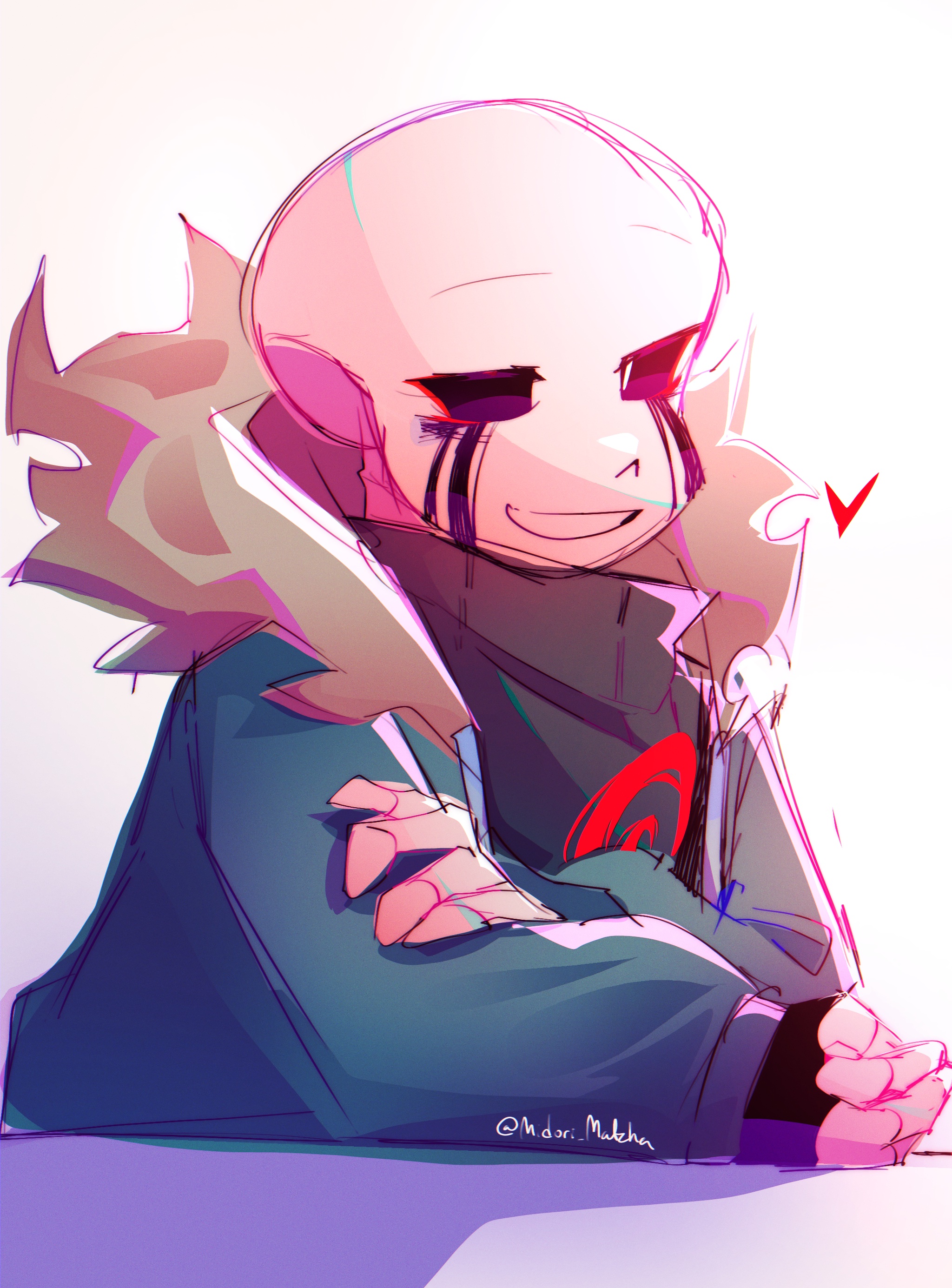 🍵💚 MIDORIMATCHA💚🍵 on X: Tried drawing Horror!Sans today! (Why did I  put in so many colors hdjdhdjfh-) #horrortale #horrorsans #undertale  #undertaleAU #sans  / X